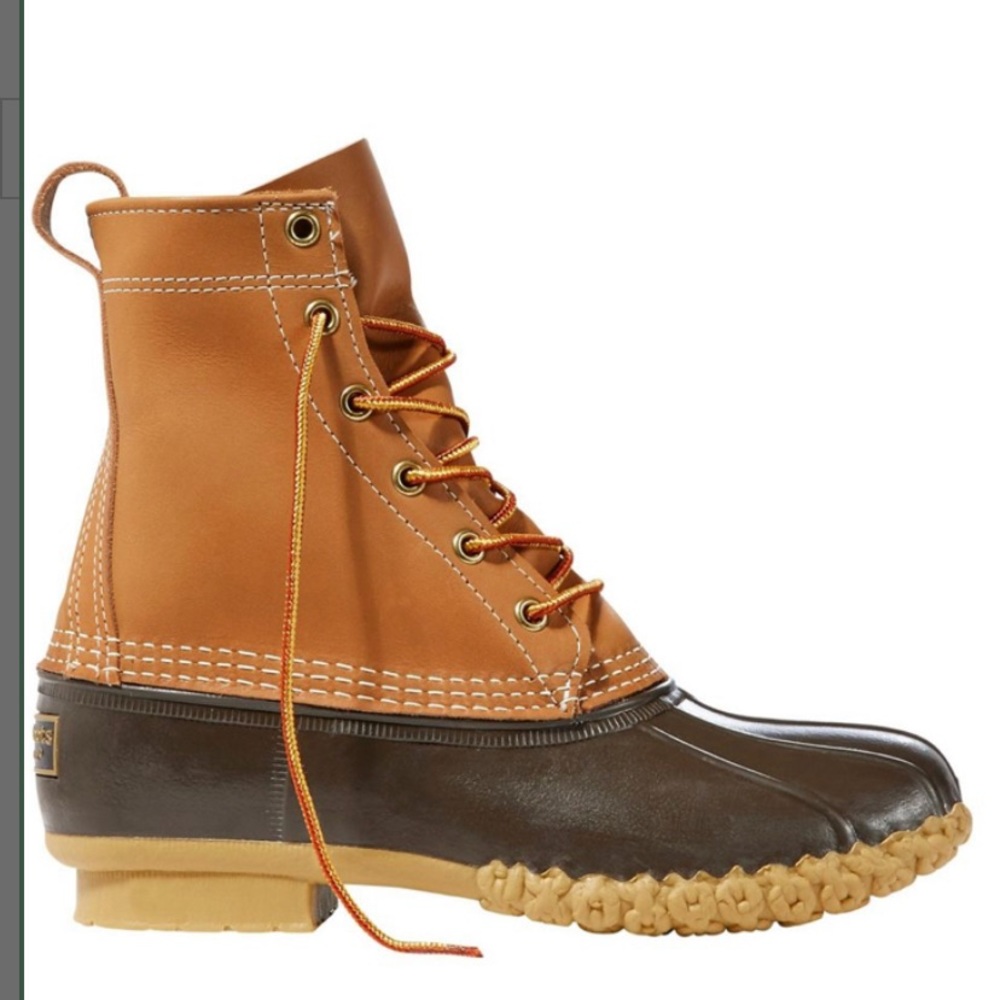 Barley worn L.L. Bean boot